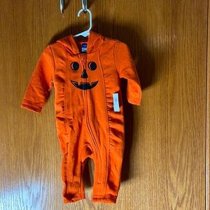 Pumpkin costume onsie